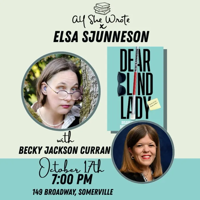 Production art for All She Wrote Books Presents: Author Elsa Sjunneson