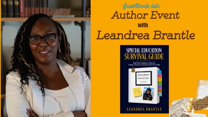 Production art for Author Event: Special Education Survival Guide by Leandrea Brantle