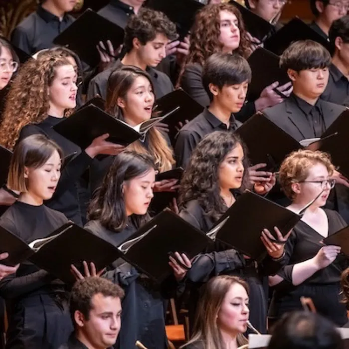 Production art for NEC Symphonic Choir and Chamber Singers: Great Music for a Great Space