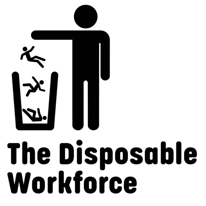 Production art for Mill Talk: The Disposable Workforce: Why, How Much, and Consequences For Workers and For Employers