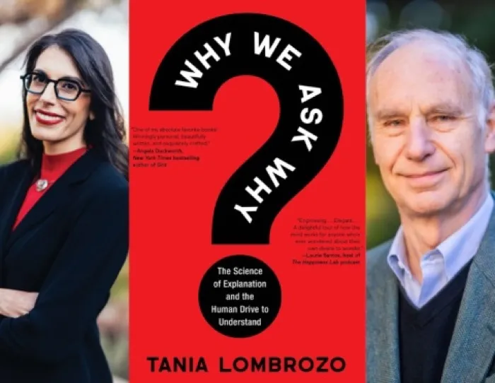 Production art for Tania Lombrozo: Why We Ask Why