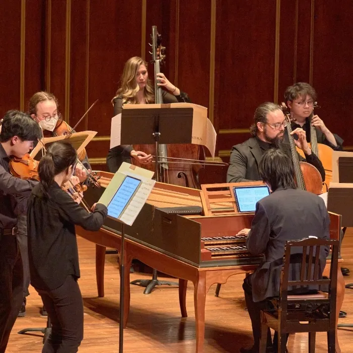Production art for NEC Baroque Orchestra