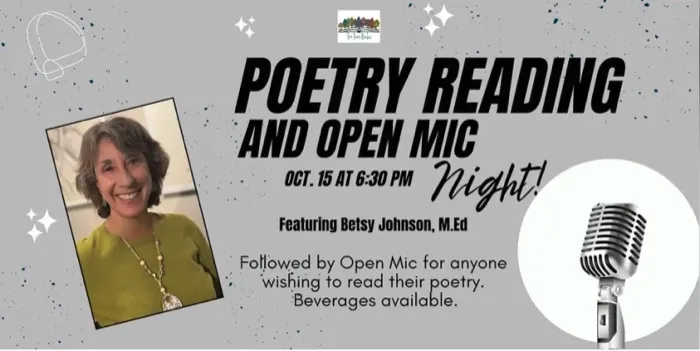 Production art for Poetry Reading and Open Mic Night!