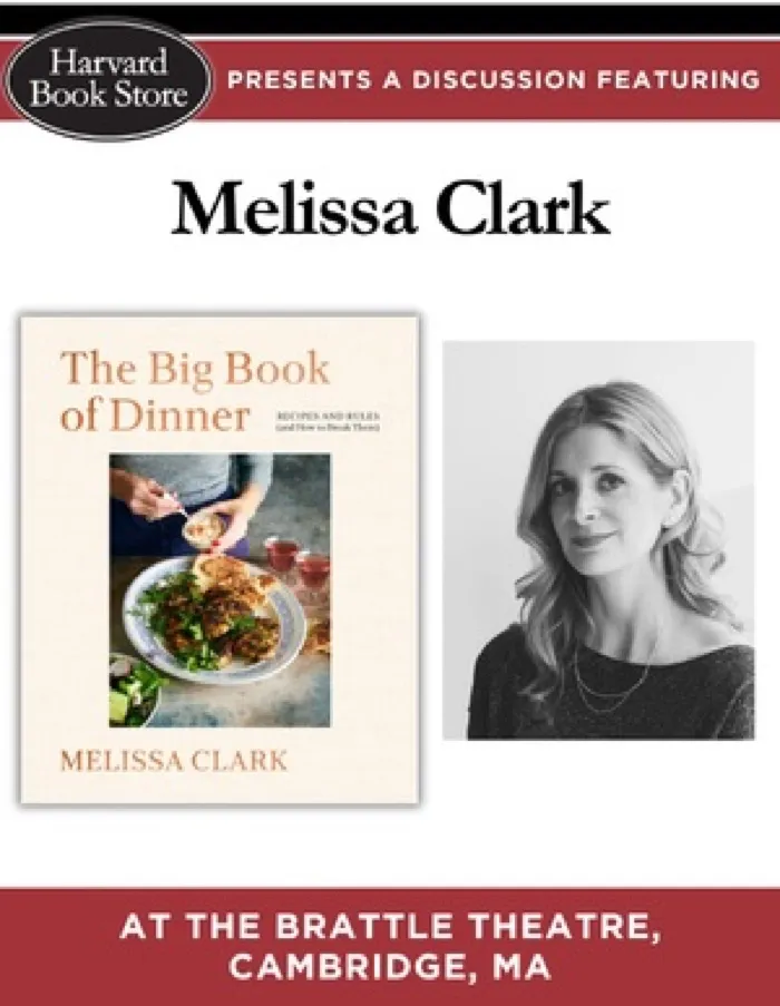 Production art for Melissa Clark at The Brattle Theatre