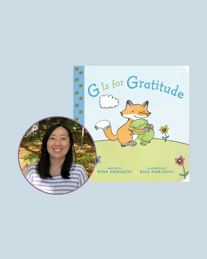 Production art for Squirrel Tales Author Visit: G is for Gratitude with Rina Horiuchi