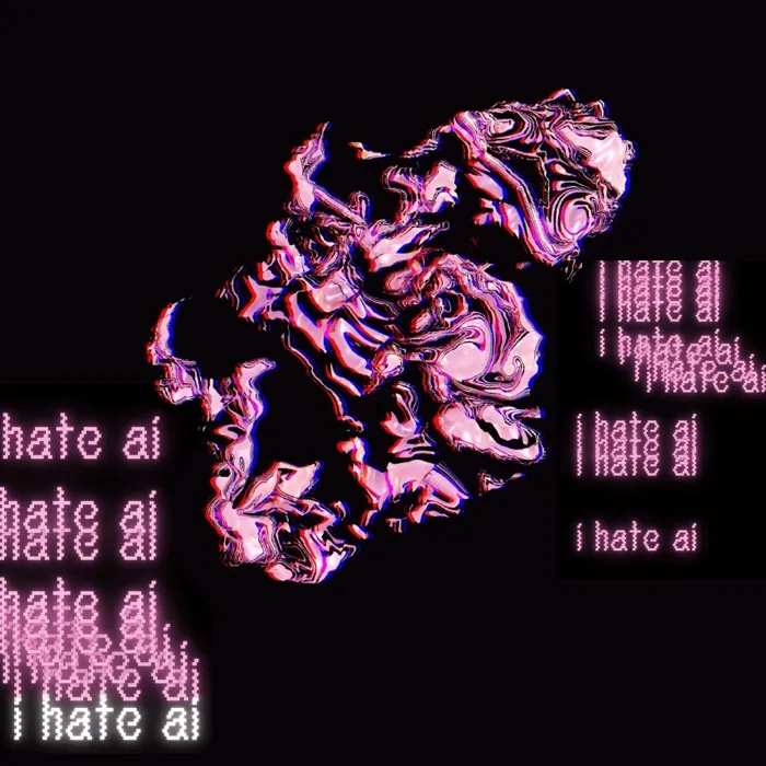 Production art for I HATE AI!