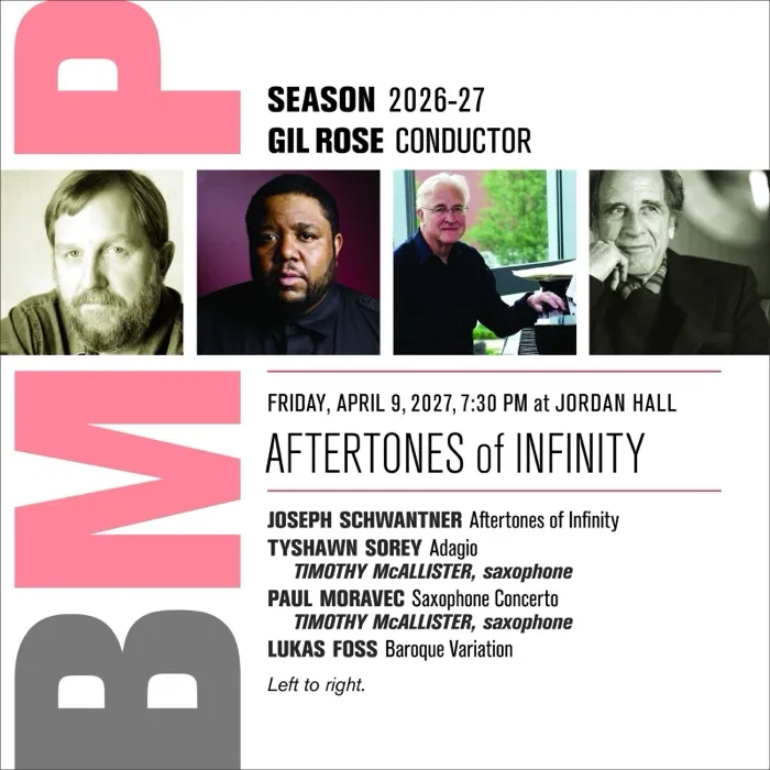 Production art for BMOP Presents Aftertones of Infinity