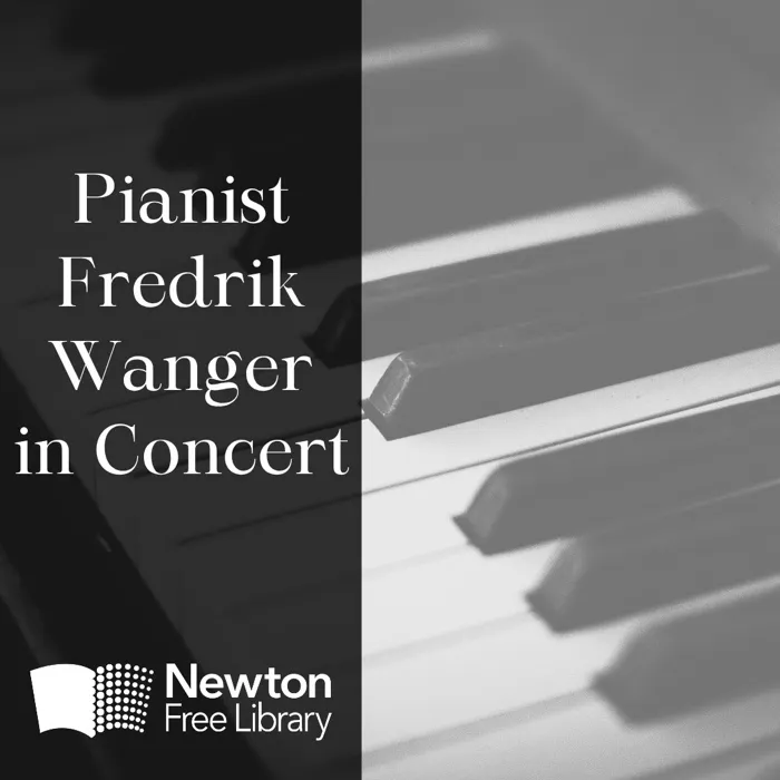 Production art for Pianist Fredrik Wanger in Concert