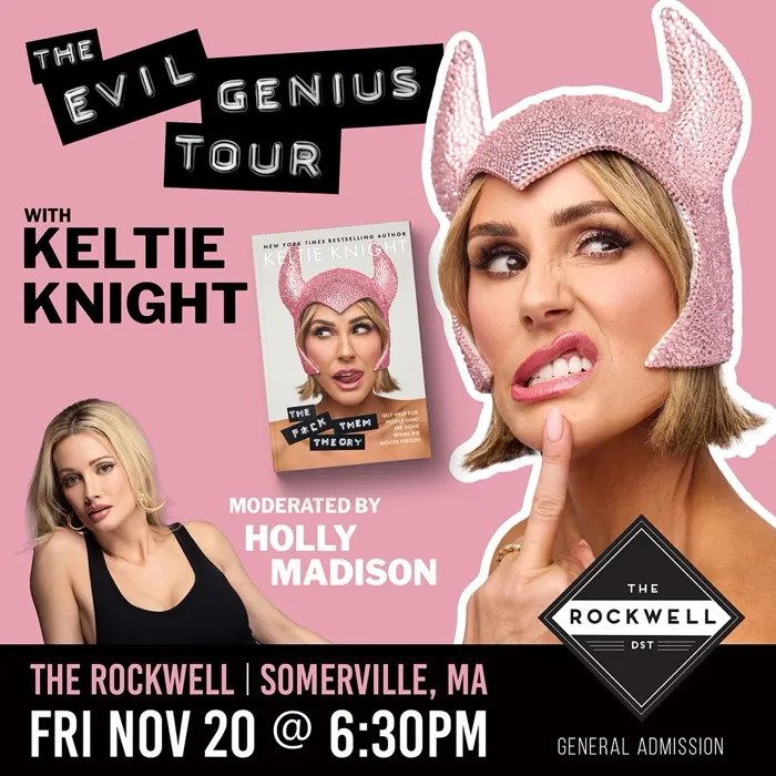 Production art for Keltie Knight: Evil Genius Book Tour