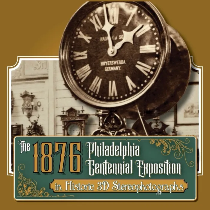 Production art for Mill Talk: 1876 Philadelphia Centennial Exposition in Historic 3D Stereophotographs