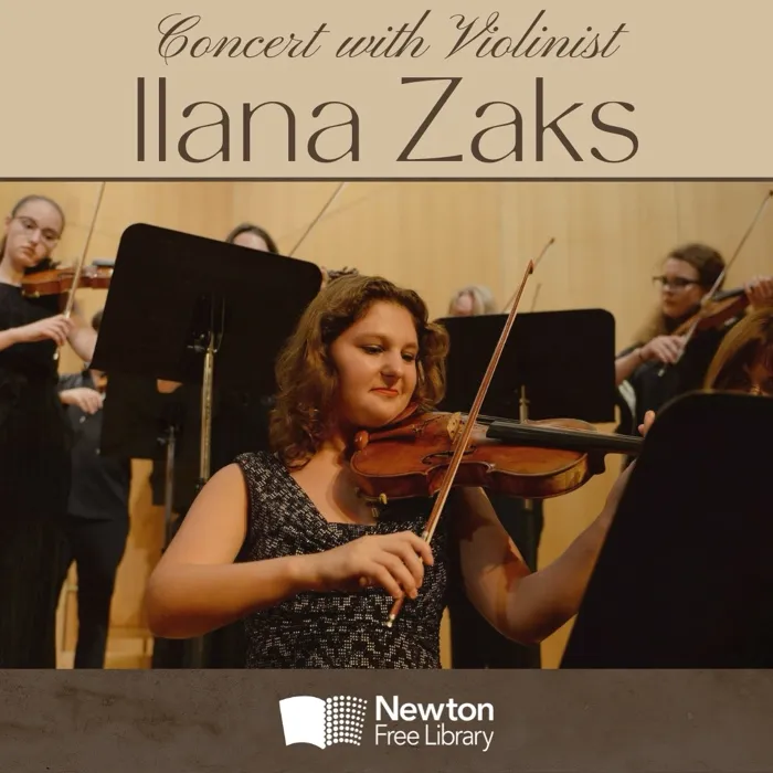 Production art for Concert with Violinist Ilana Zaks