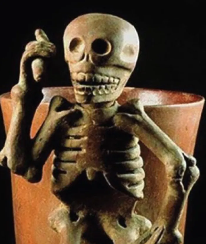 Production art for The World in Between: Javier Urcid on the Ancient Roots of Día de los Muertos
