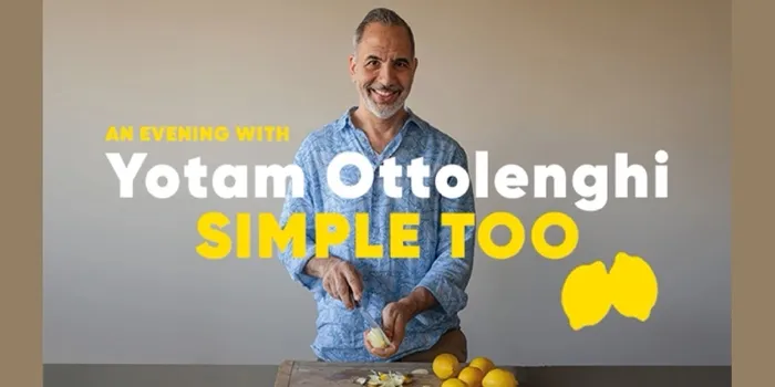 Production art for Simple Too: An Evening with Yotam Ottolenghi