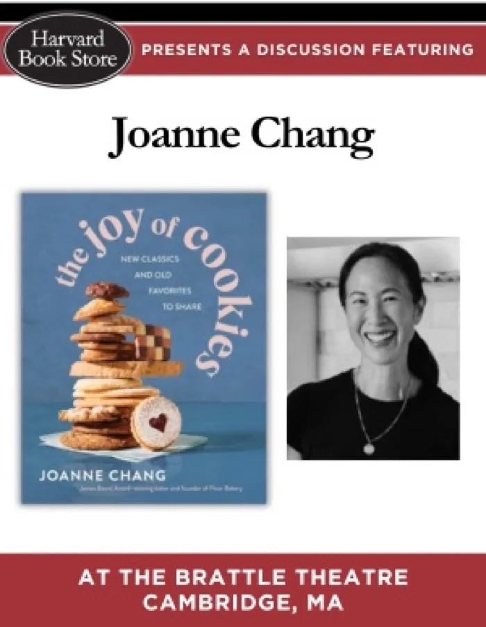 Production art for Joanne Chang at The Brattle Theatre