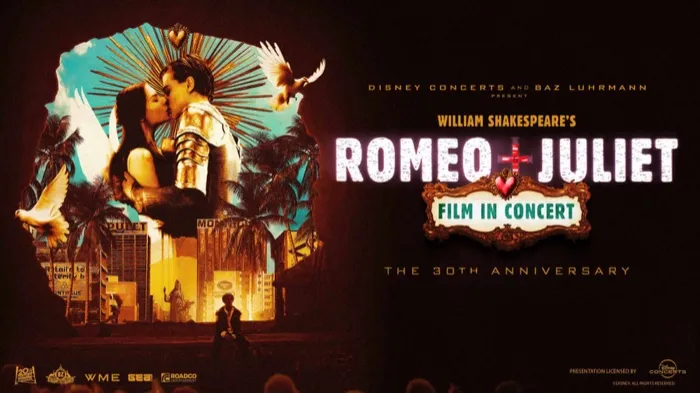Production art for Romeo + Juliet Film in Concert